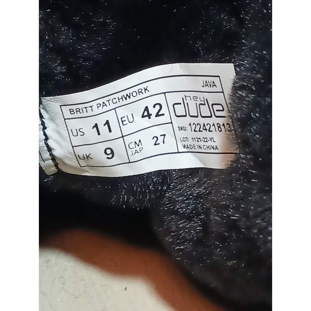 Hey Dude Britt Patchwork Java Gray Women's Comfor… - image 7